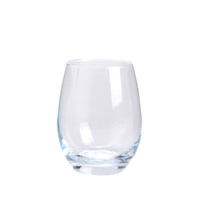 Round Stemless Crystal Wine Glass 14OZ Sleek And Modern Design