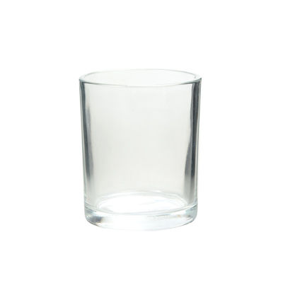 Transparent Round Votive Glass Candle Holders 145ML Volume Sturdy Base