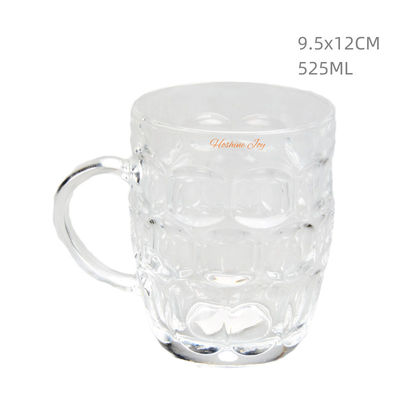 Freezer Clear Beer Glasses Mug Personalized 16 Ounces Capacity