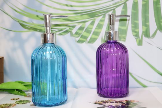 Durable Reusable Glass Soap Dispenser Bottles for Hotel Bathroom Occasion Glass