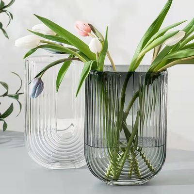 18cm Style Glass Vase The Perfect Addition to Your Modern Glass Collection for Living Room Bedroom Home Decor