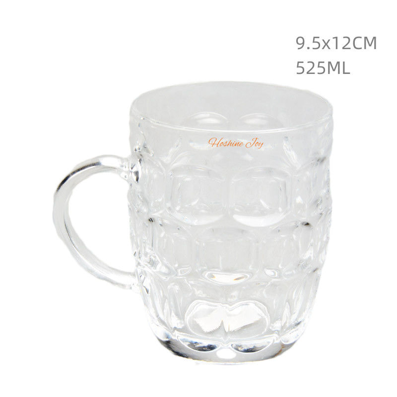 Freezer Clear Beer Glasses Mug Personalized 16 Ounces Capacity