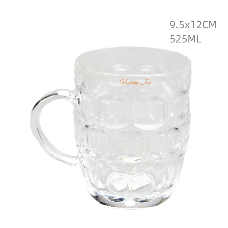 Freezer Clear Beer Glasses Mug Personalized 16 Ounces Capacity