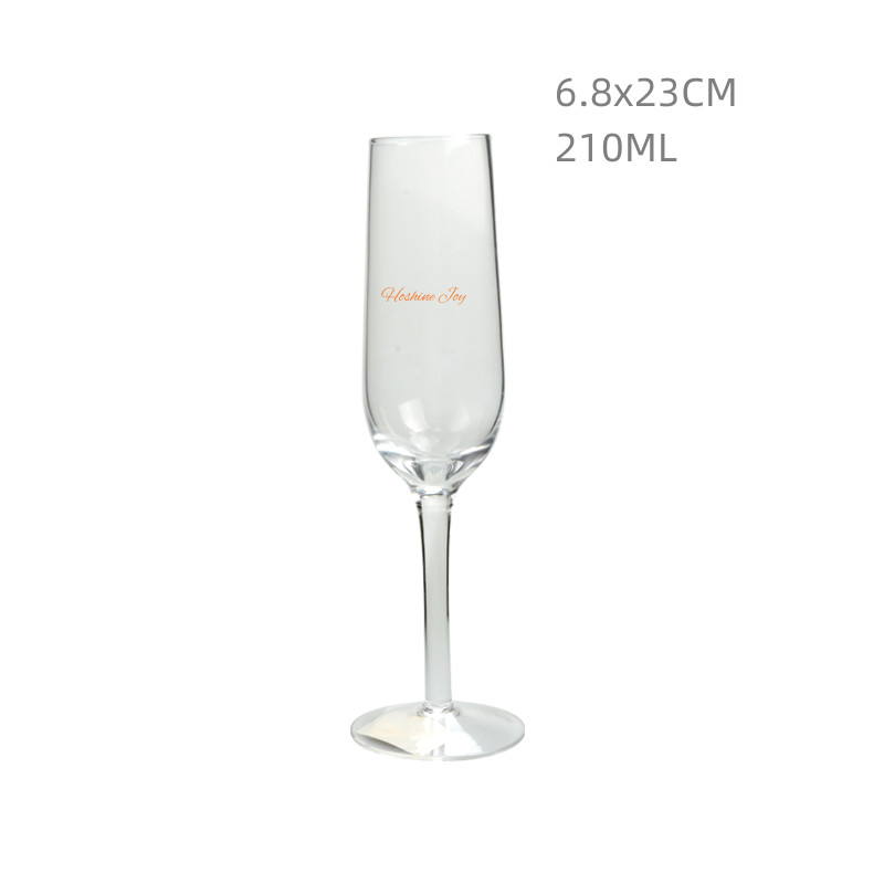 Personalized Crystal Wine Glass Lead Free Crystal Champagne Glasses 210ML