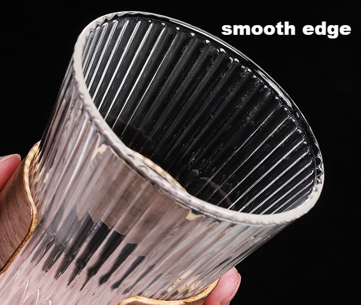 Clear Tall Water Glass Tumbler / Reusable Glass Cups Set Classic Tumbler Water Glasses Collection