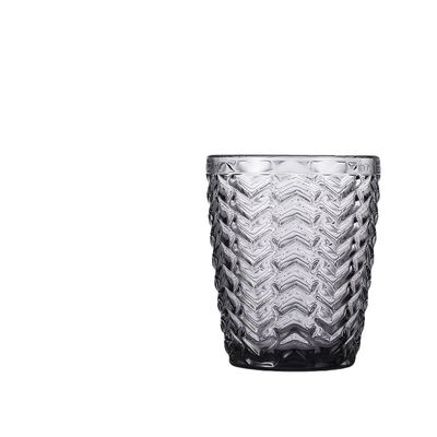 Hoshine Joy Szary Kolorowy 300 ml Kryształowy Szkło Tumbler Codzienne Serwowanie Szkło do Sucha Piwa